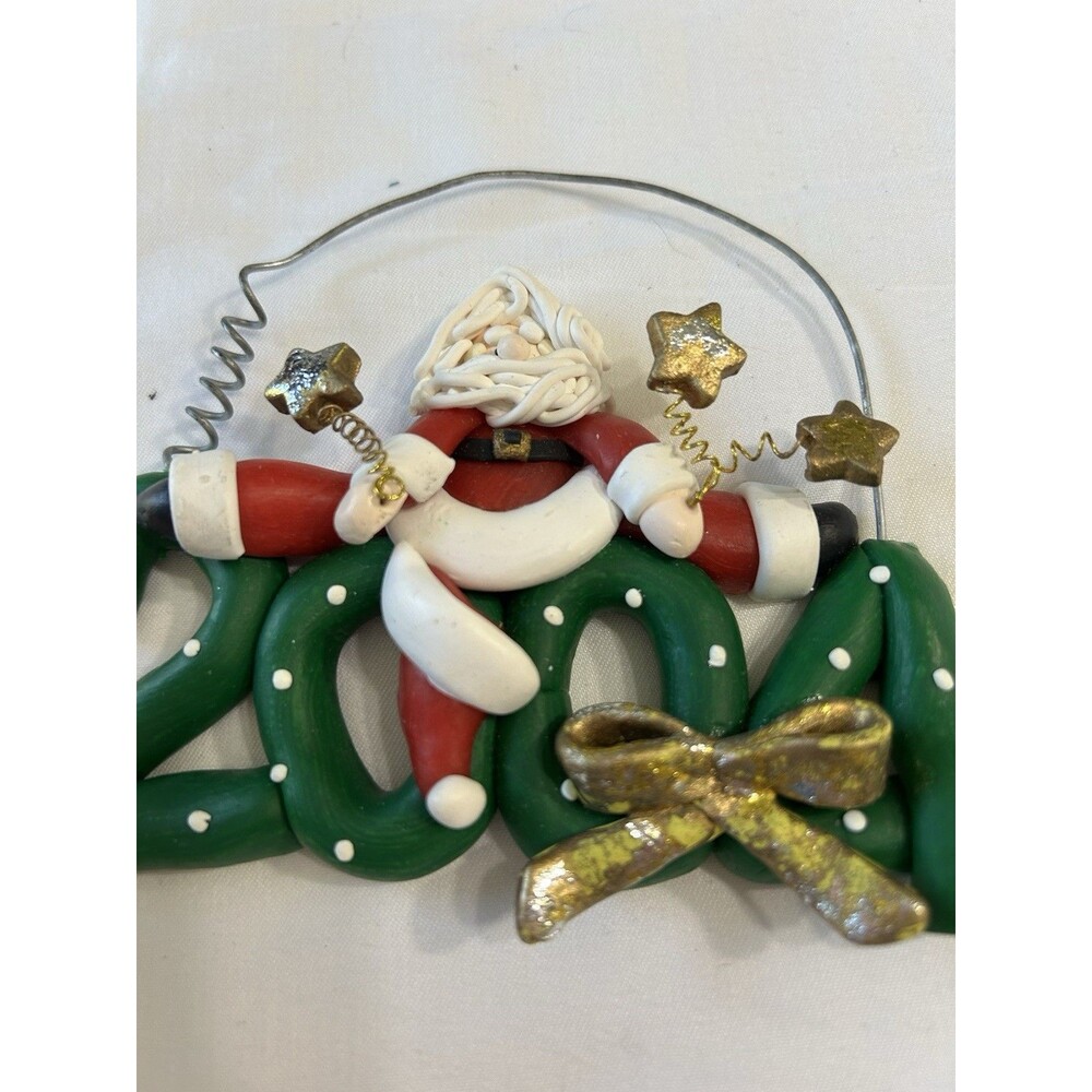 Festive 2004 Santa Ornament